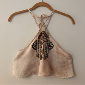 Urban Outfitters Ecote Aztec Crop Top